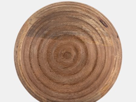 6  Wooden Orb W  Ridges, Natural Discount