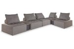 Bree Zee Brown 7-Piece Outdoor Modular Seating For Discount