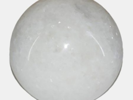 Marble, 4  Orb, White For Sale