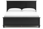 Lanolee Black King Panel Bed Discount