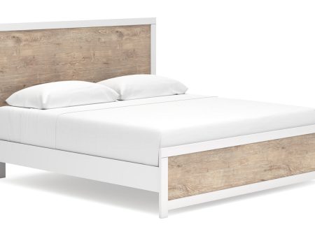 Charbitt Two-tone King Panel Bed Fashion