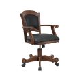 Turk Game Chair with Casters Black Tobacco Sale