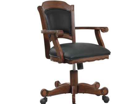 Turk Game Chair with Casters Black Tobacco Sale