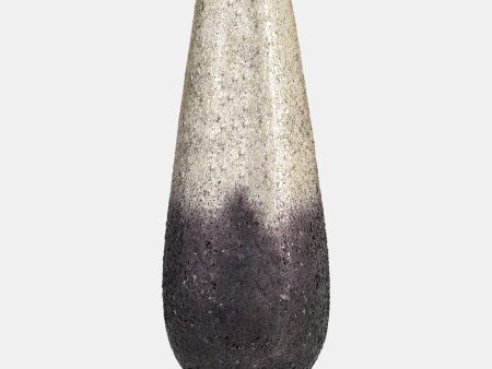 18  Crackled Vase, Plum Ombre Fashion