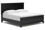 Lanolee Black King Panel Bed Discount