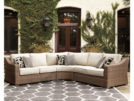 Beachcroft Beige 3-Piece Outdoor Seating Set Hot on Sale