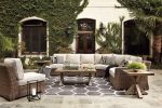 Beachcroft Beige 5-Piece Outdoor Sectional with Coffee Table and 2 End Tables on Sale