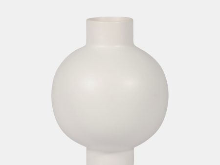 Cer, 11 h Bubble Vase, Creme For Sale