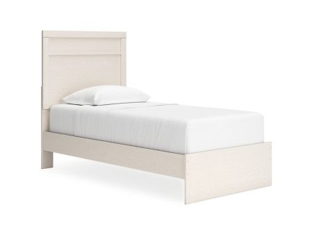 Stelsie White Twin Panel Bed Supply