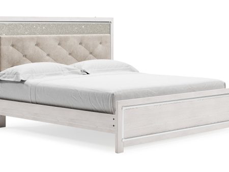 Altyra White King Platform Bed Supply