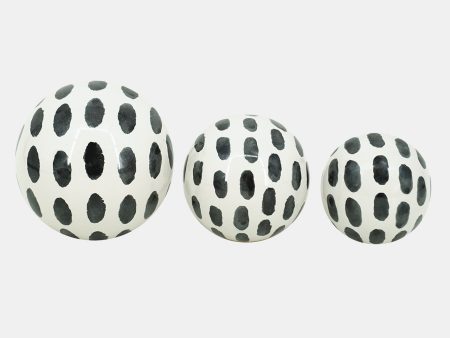 Cer, S 3 4 5 6  Spotted Orbs, Blk wht on Sale