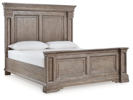 Blairhurst Light Grayish Brown King Panel Bed Discount