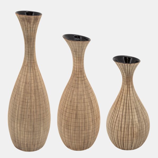 13 h Sorori Vase, Beige Online Sale