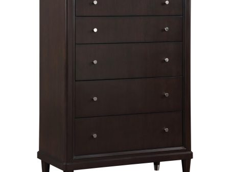 Emberlyn 5-drawer Bedroom Chest Brown For Discount