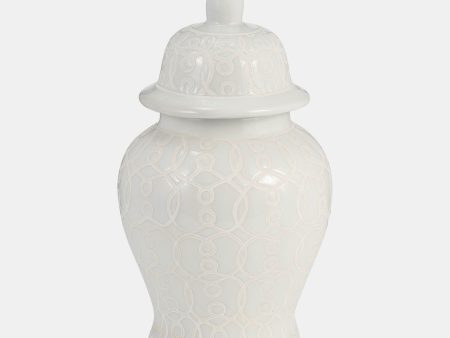 10  Temple Jar, Ivory on Sale