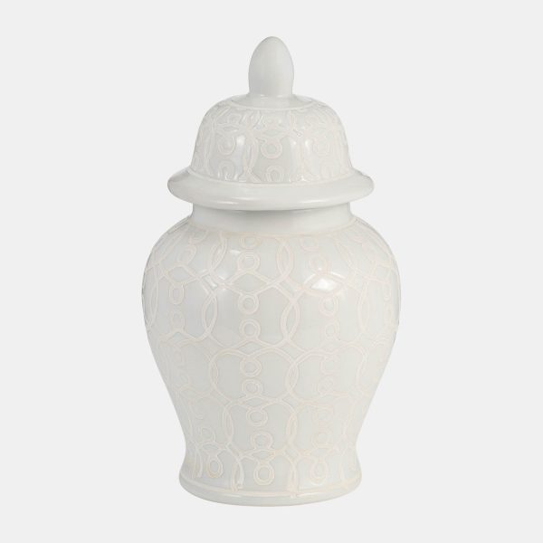 10  Temple Jar, Ivory on Sale