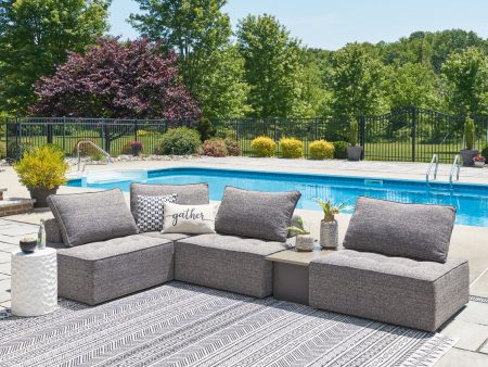 Bree Zee Brown 5-Piece Outdoor Sectional on Sale