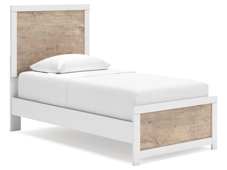 Charbitt Two-tone Twin Panel Bed Fashion