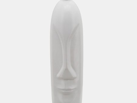 18 h Face Vase, White Discount