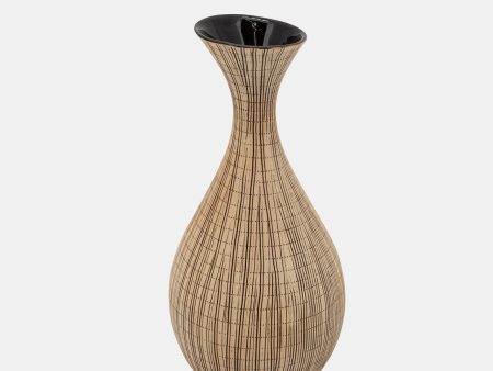 13 h Sorori Vase, Beige Online Sale