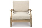 Clare View Beige Outdoor Loveseat and 4 Lounge Chairs Supply