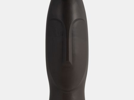 14 h Face Vase, Black For Cheap