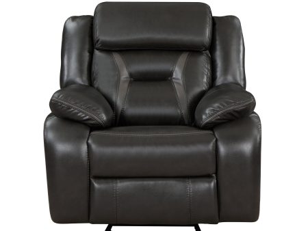 Amite Dark Gray Glider Reclining Chair Online