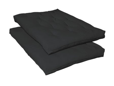 9  Deluxe Innerspring Futon Pad Black Online now