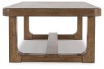 Cabalynn Light Brown Coffee Table and 2 End Tables Hot on Sale