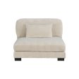 Traverse Beige Corduroy 3-Piece Sofa Online Hot Sale