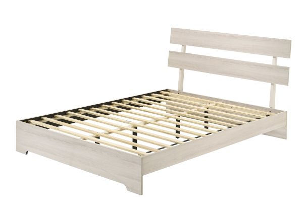 Atticus White Twin Platform Bed Online Hot Sale