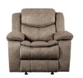 Bastrop Brown Fabric Glider Reclining Chair Online now