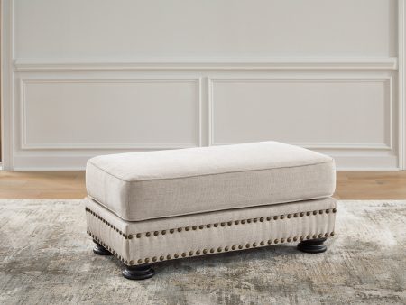 Merrimore Linen Ottoman For Discount