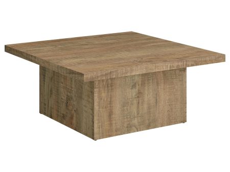 Zetta Square Engineered Wood Coffee Table Mango Sale