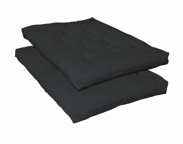 9  Deluxe Innerspring Futon Pad Black Online now