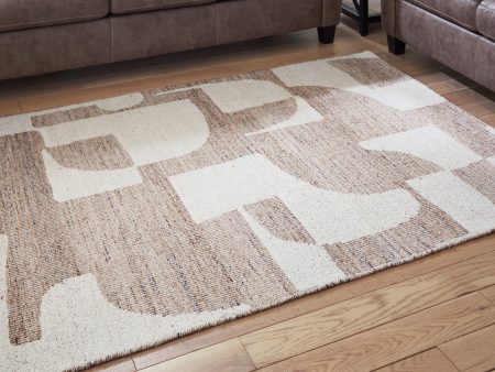 Brynnfield Beige Brown 5  x 7  Rug Online now