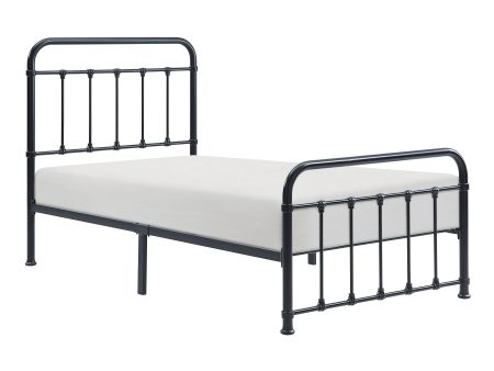 Fawn Black Metal Twin Platform Bed Online