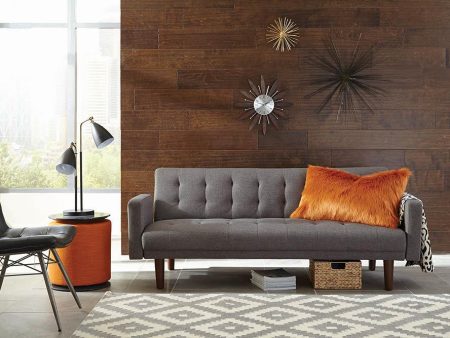 Sommer Tufted Sofa Bed Gray Online