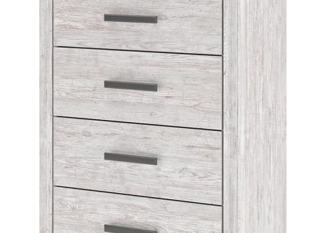 Cayboni Whitewash Chest of Drawers Online