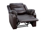 Yerba Brown Microfiber Lay Flat Reclining Chair Online Sale