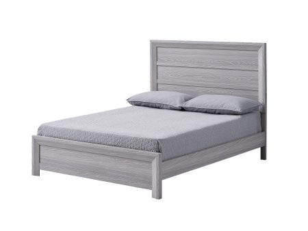 Adelaide Driftwood King Panel Bed Discount