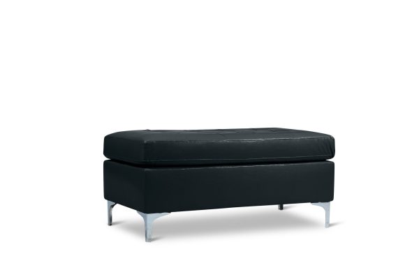 Barrington Black Ottoman Online Sale