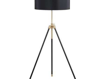 Zabka Tripod Floor Lamp Black Gold Online Hot Sale