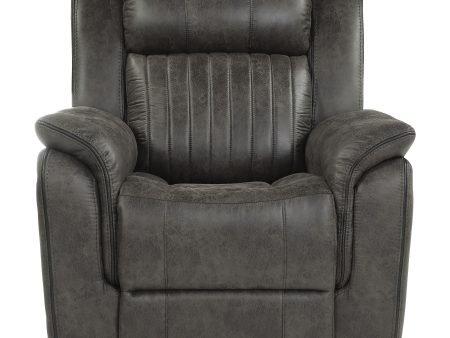 Centeroak Brownish Gray Reclining Chair Discount