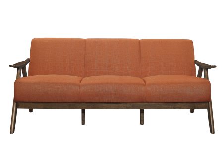 Damala Orange Sofa Discount