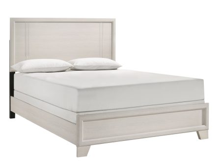 Charlie White King Panel Bed Online now