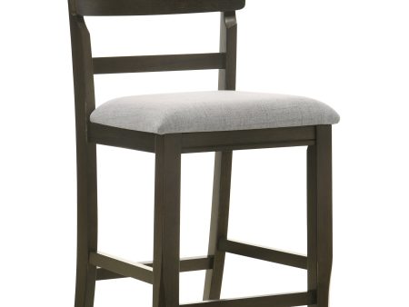 Oakly Brown Counter Height Chair, Set of 2 For Cheap