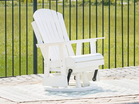 Hyland wave White Outdoor Swivel Glider Chair Sale