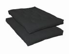 8  Premium Futon Pad Black Fashion