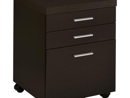 Skylar 3-Drawer Mobile File Cabinet Cappuccino on Sale